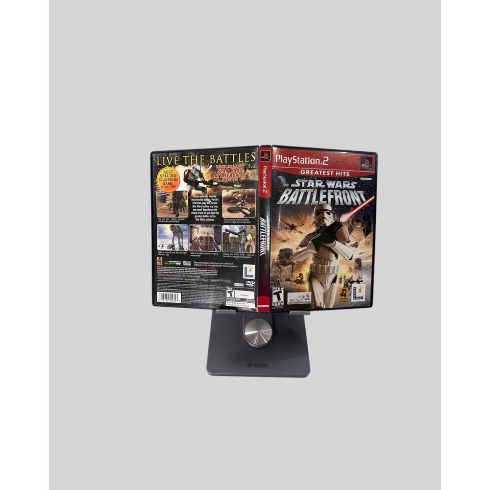 Star Wars Battlefront Greatest Hits PS2 Complete CIB Tested With Manual